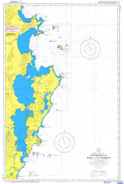 Carta Náutica da Ilha de Santa Catarina - Florianópolis